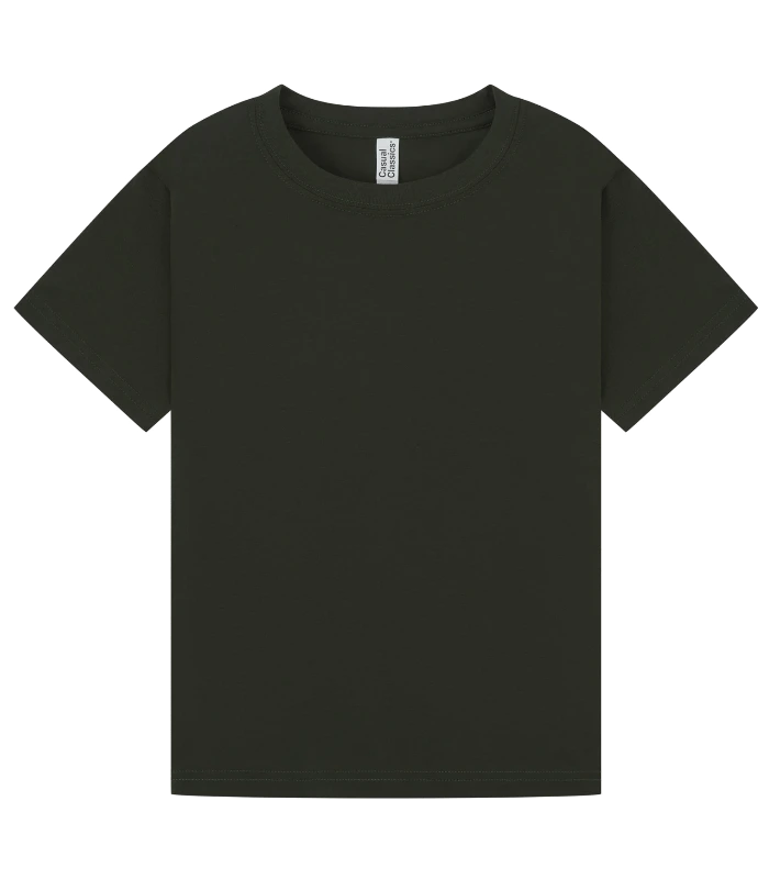 Casual Classics Casual Classic Ringspun 150 Regular Tee Kids in Forest Green