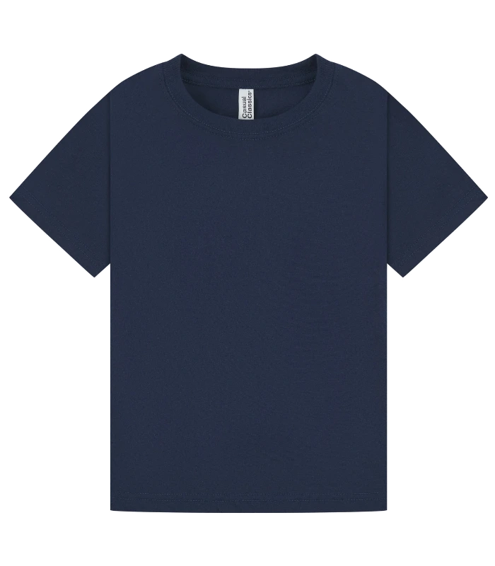 Casual Classics Casual Classic Ringspun 150 Regular Tee Kids in Navy