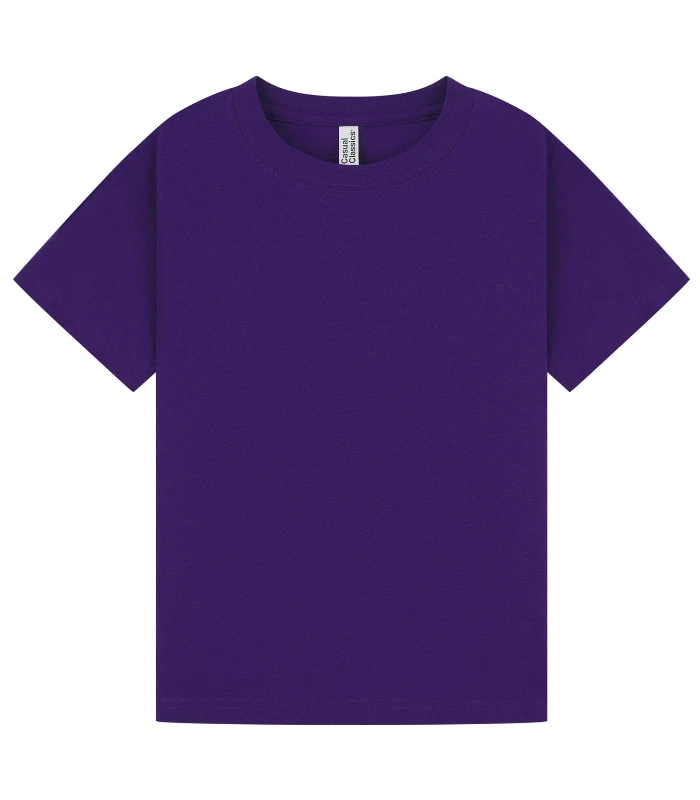 Casual Classics Casual Classic Ringspun 150 Regular Tee Kids in Purple