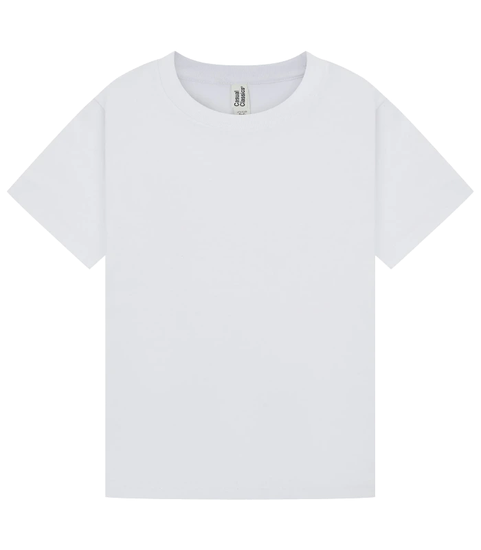 Casual Classics Casual Classic Ringspun 150 Regular Tee Kids in White