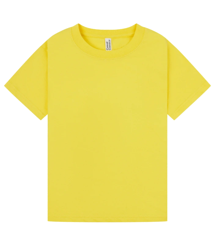 Casual Classics Casual Classic Ringspun 150 Regular Tee Kids in Yellow
