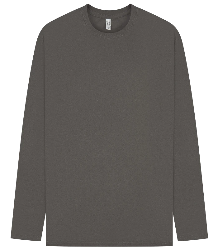 Casual Classics Casual Classic Ringspun 150 Regular L/S Tee in Charcoal