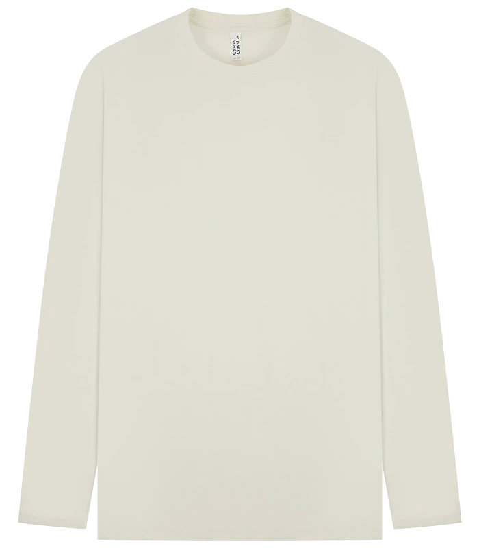 Casual Classics Casual Classic Ringspun 150 Regular L/S Tee in Ecru