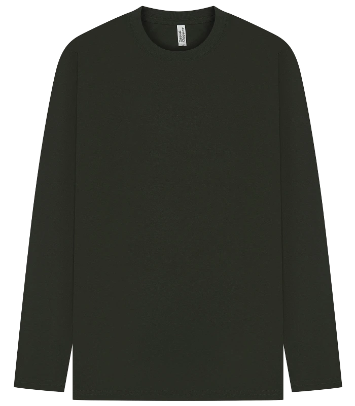 Casual Classics Casual Classic Ringspun 150 Regular L/S Tee in Forest Green