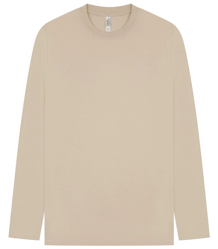 Casual Classics Casual Classic Ringspun 150 Regular L/S Tee in Sand
