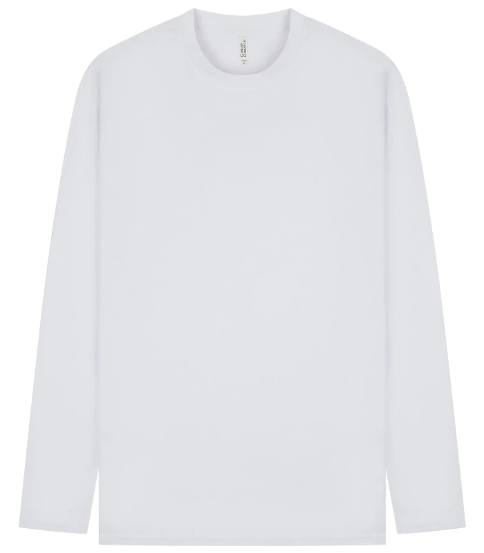 Casual Classics Casual Classic Ringspun 150 Regular L/S Tee in White