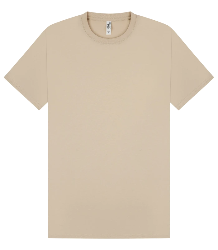 Casual Classics Casual Premium Ringspun 180 Regular Tee in Sand