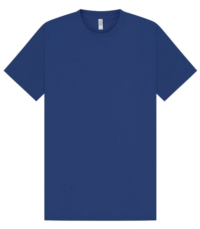 Casual Classics Casual Supreme Organic Combed 220 Regular Tee in Cobalt