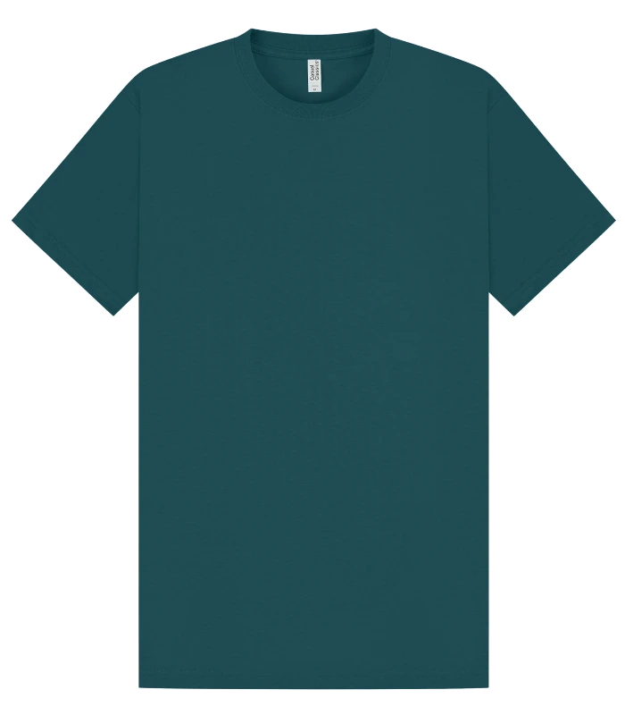 Casual Classics Casual Supreme Organic Combed 220 Regular Tee in Deep Teal