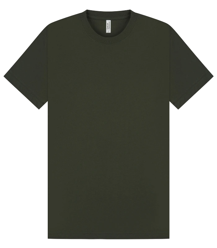 Casual Classics Casual Supreme Organic Combed 220 Regular Tee in Forest Green