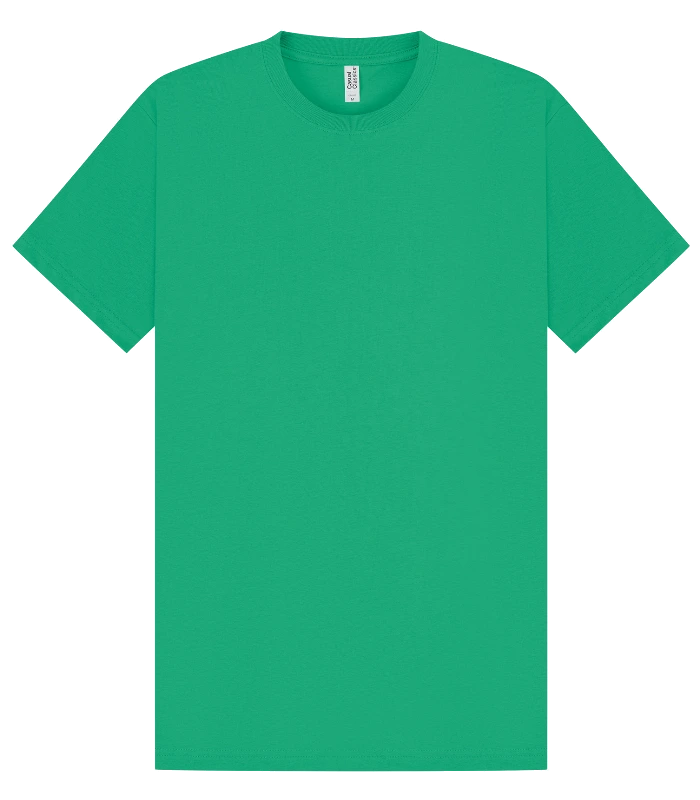 Casual Classics Casual Supreme Organic Combed 220 Regular Tee in Kelly Green