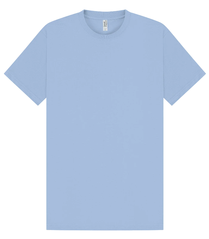 Casual Classics Casual Supreme Organic Combed 220 Regular Tee in Light Blue