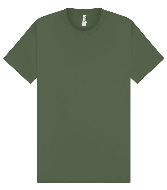 Casual Classics Casual Supreme Organic Combed 220 Regular Tee in Military Green