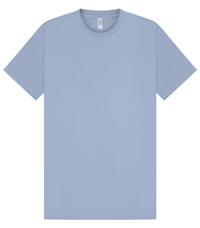 Casual Classics Casual Supreme Organic Combed 220 Regular Tee in Pastel Blue