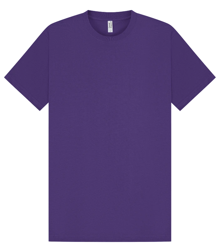Casual Classics Casual Supreme Organic Combed 220 Regular Tee in Purple