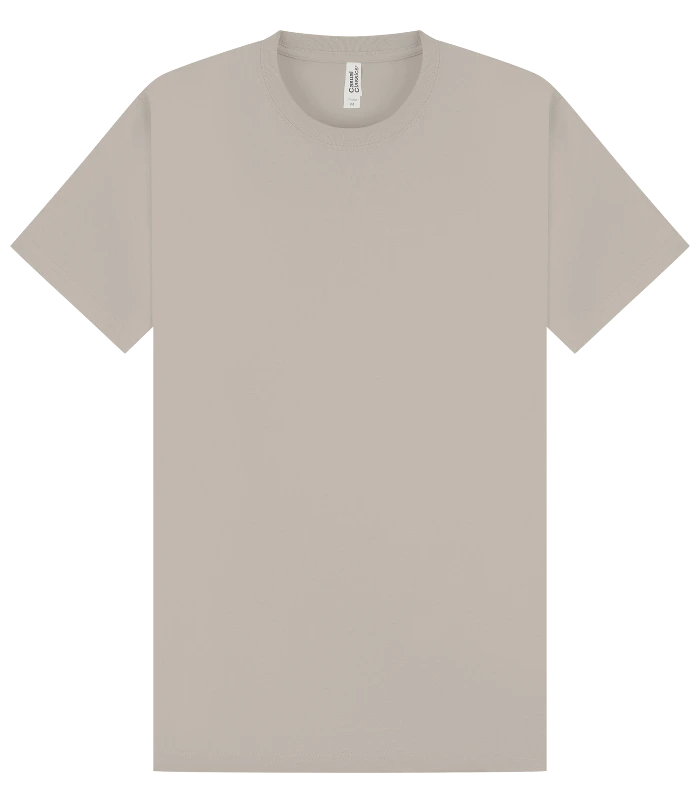 Casual Classics Casual Supreme Organic Combed 220 Regular Tee in Stone