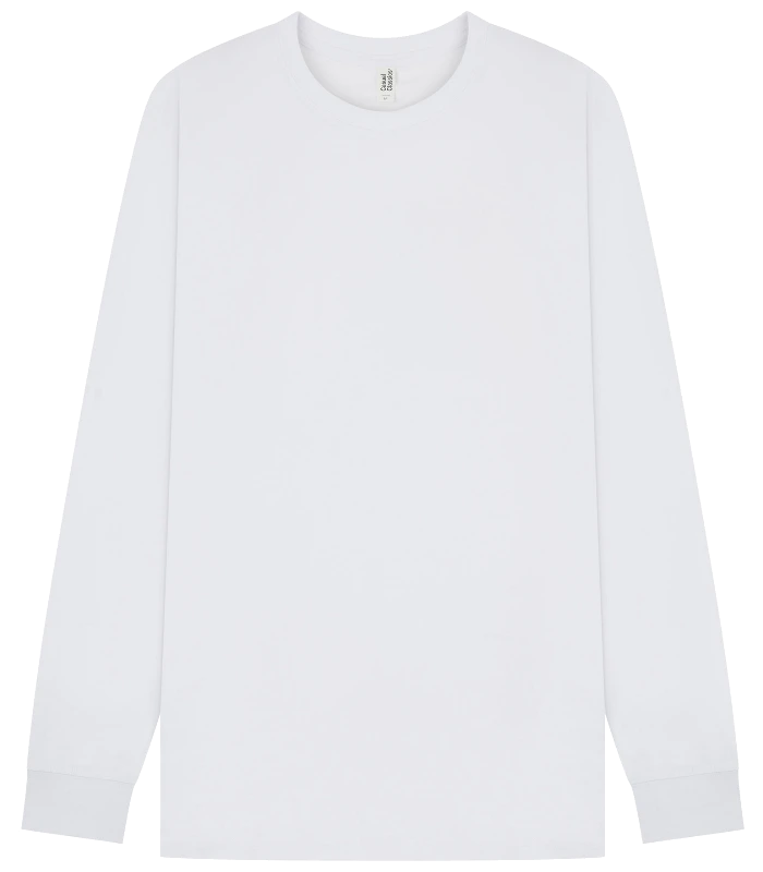 Casual Classics Casual Supreme Organic Combed 220 Regular L/S Tee in White