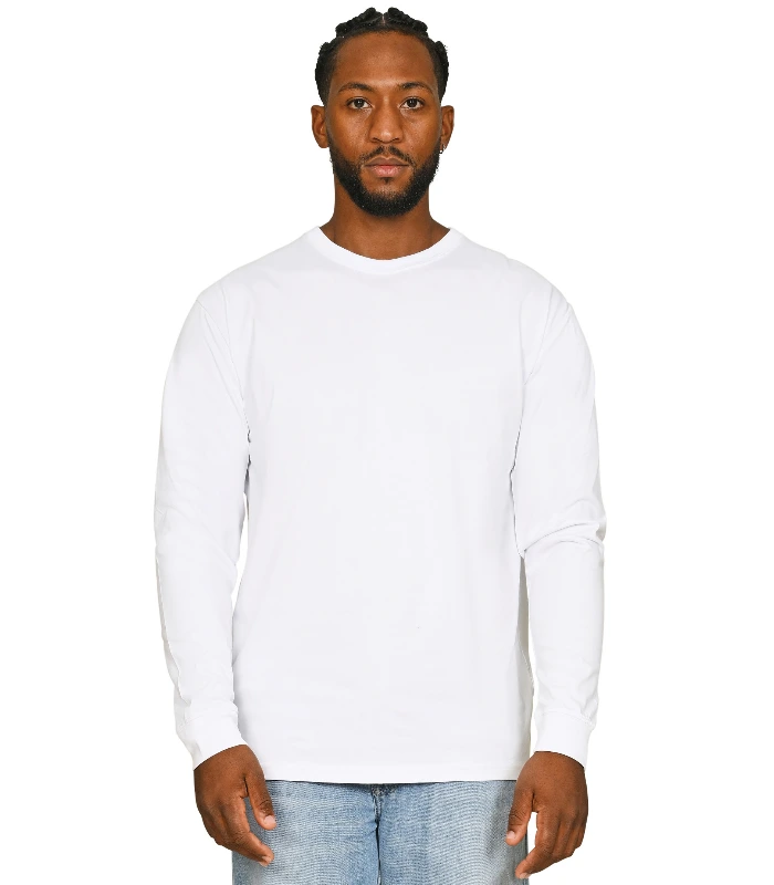 Casual Classics Casual Supreme Organic Combed 220 Regular L/S Tee in White