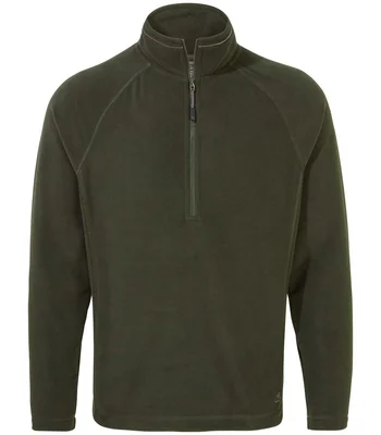 Craghoppers Craghoppers Expert Corey 200 Half Zip Micro Fleece in Dark Cedar Green