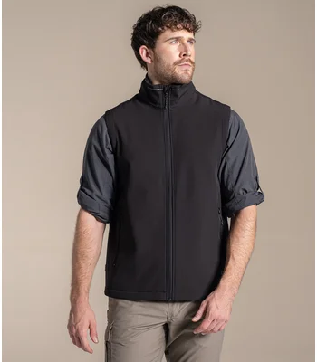 Craghoppers Craghoppers Expert Basecamp ll Soft Shell Bodywarmer in Black