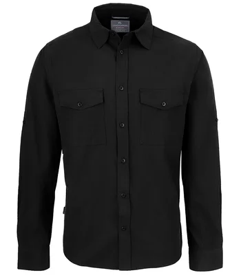 Craghoppers Craghoppers Expert Kiwi Long Sleeve Shirt in Black