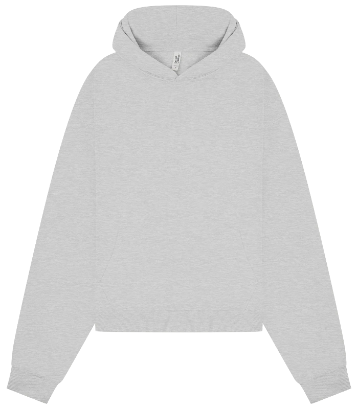 Casual Classics Casual Core Combed 280 Boxy Oversize Hood in Ash Grey