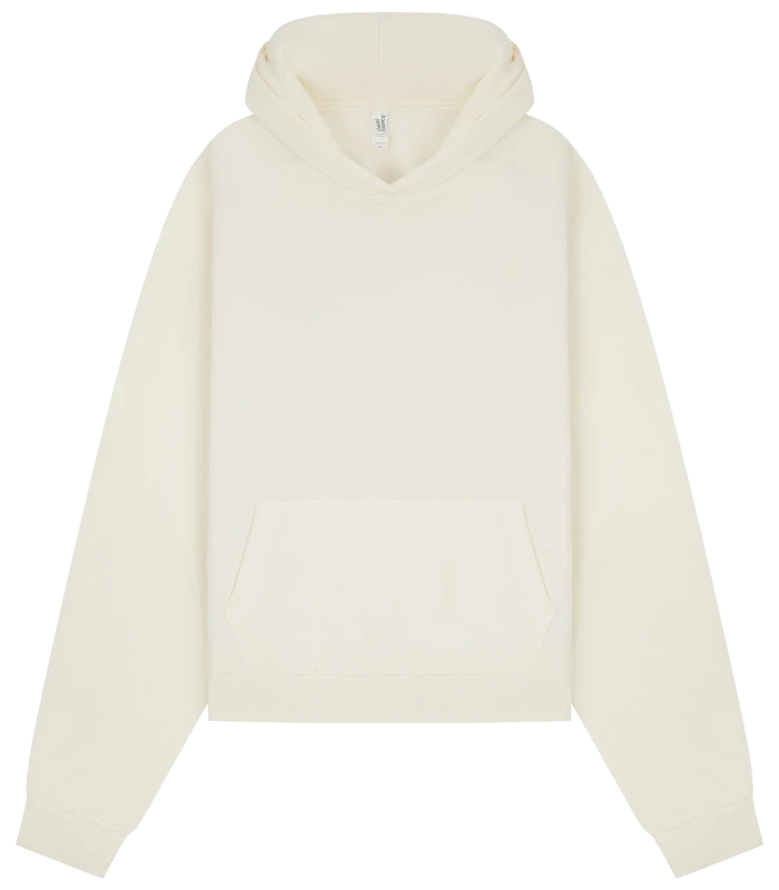 Casual Classics Casual Core Combed 280 Boxy Oversize Hood in Ecru