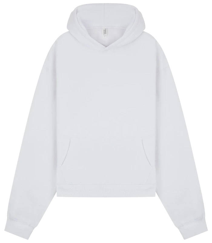 Casual Classics Casual Core Combed 280 Boxy Oversize Hood in White