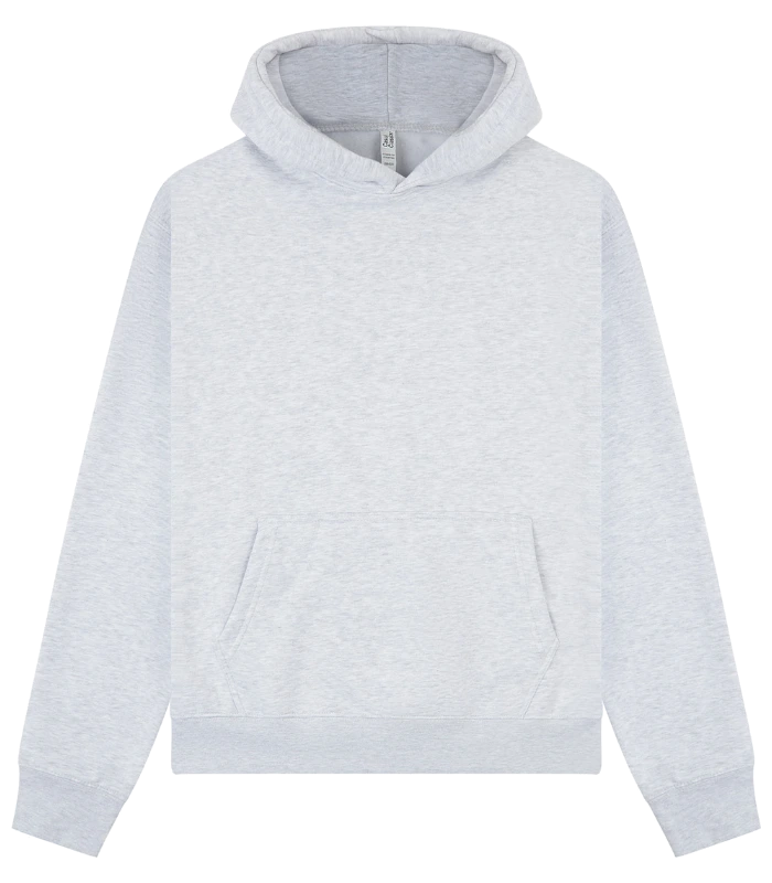 Casual Classics Casual Premium Combed 330 Boxy Oversize Hood in Ash Grey