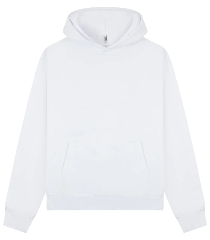 Casual Classics Casual Premium Combed 330 Boxy Oversize Hood in White