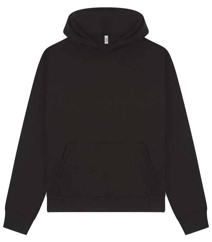 Casual Classics Casual Premium Combed 330 Boxy Oversize Hood Tall in Black
