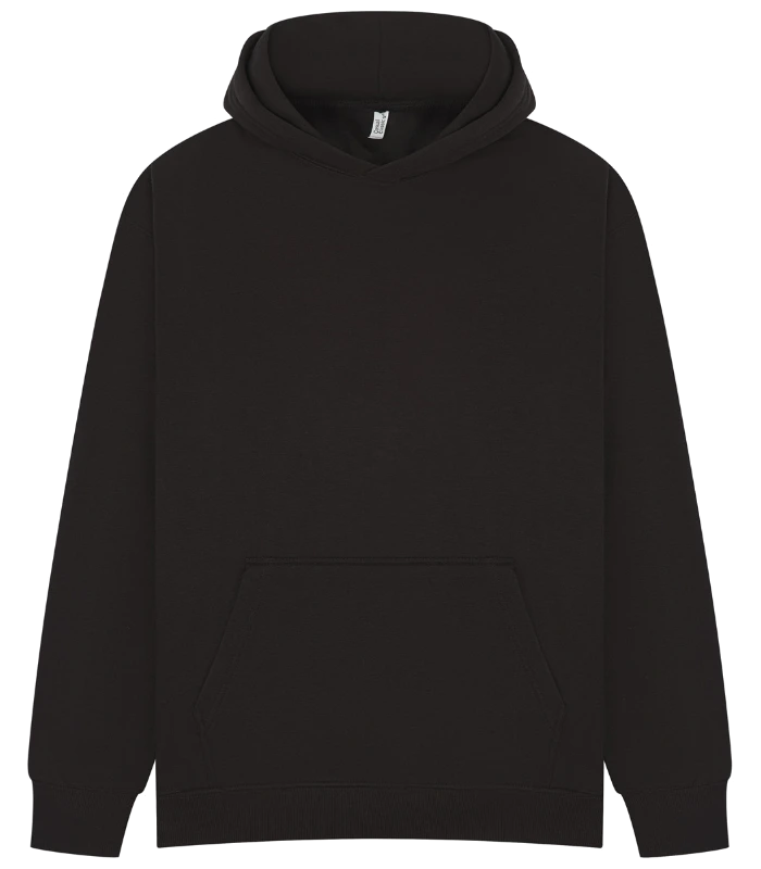 Casual Classics Casual Core Combed 280 Oversize Hood in Black