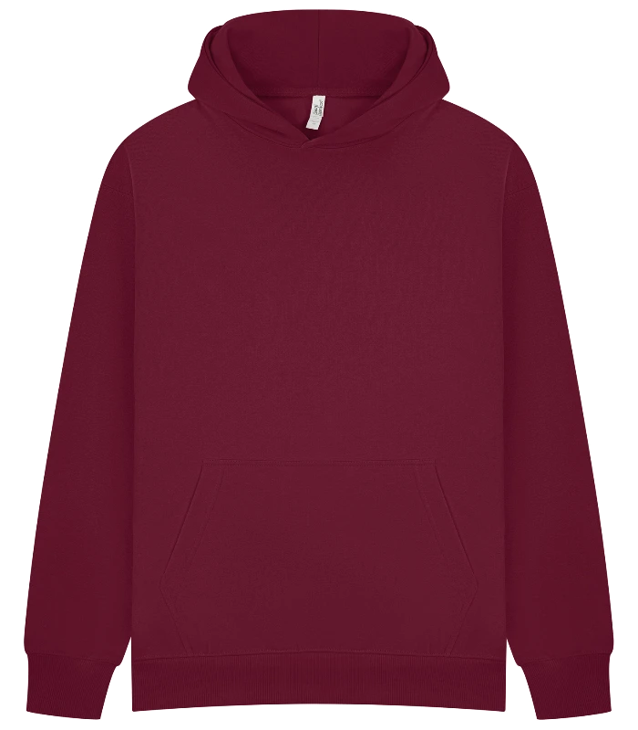 Casual Classics Casual Core Combed 280 Oversize Hood in Burgundy