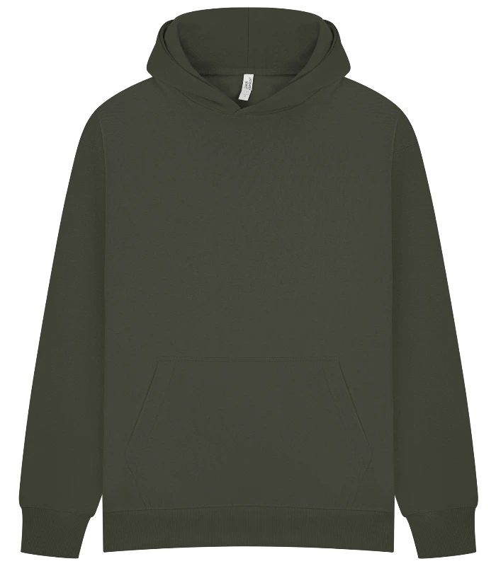 Casual Classics Casual Core Combed 280 Oversize Hood in Khaki Olive