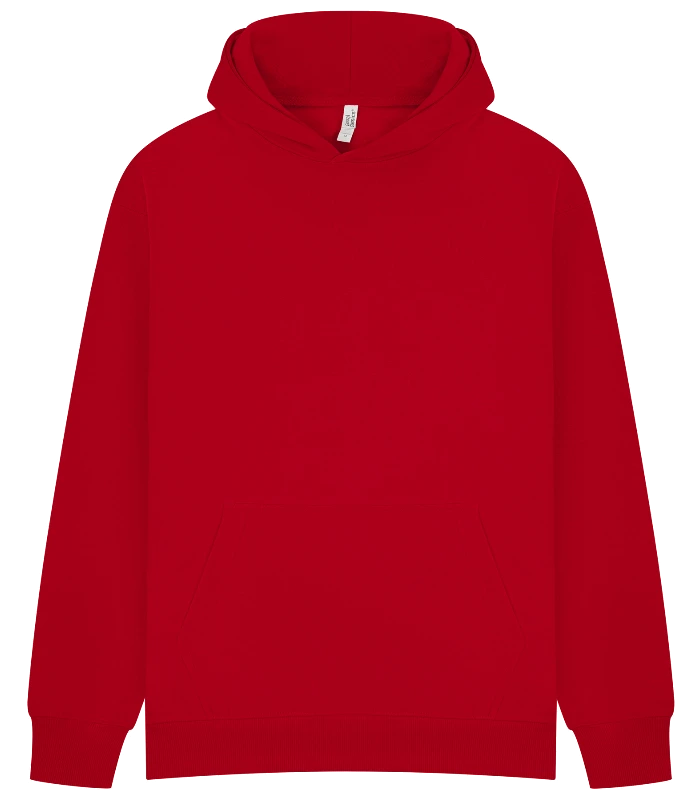 Casual Classics Casual Core Combed 280 Oversize Hood in Red