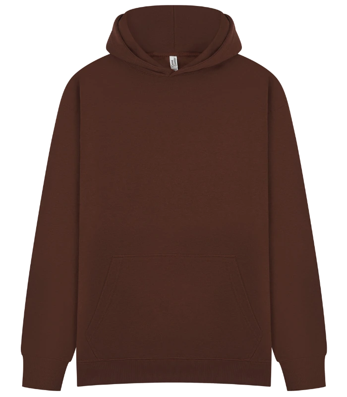 Casual Classics Casual Core Combed 280 Oversize Hood Tall in Chocolate