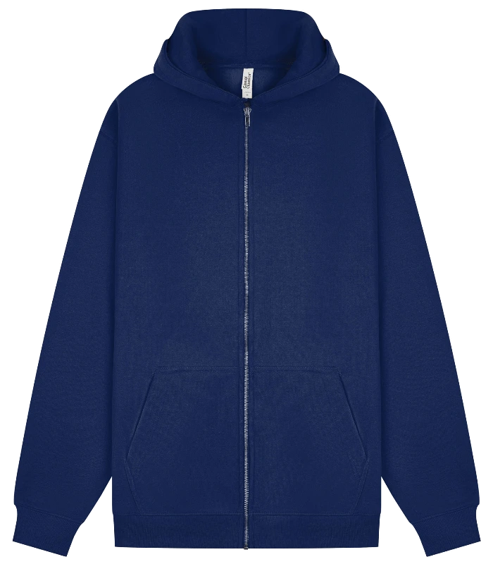 Casual Classics Casual Core Combed 280 Regular Zip Hood in Cobalt