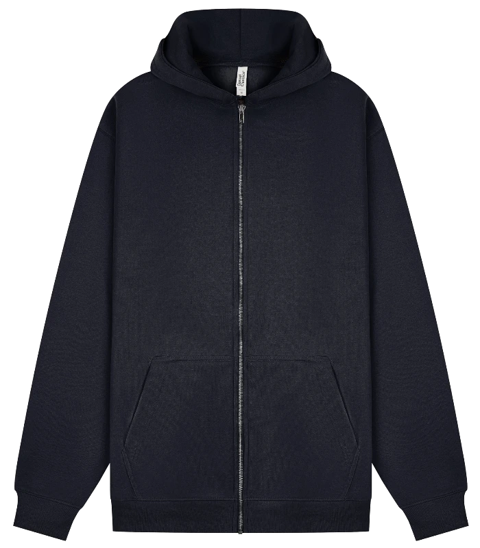 Casual Classics Casual Core Combed 280 Regular Zip Hood in Navy