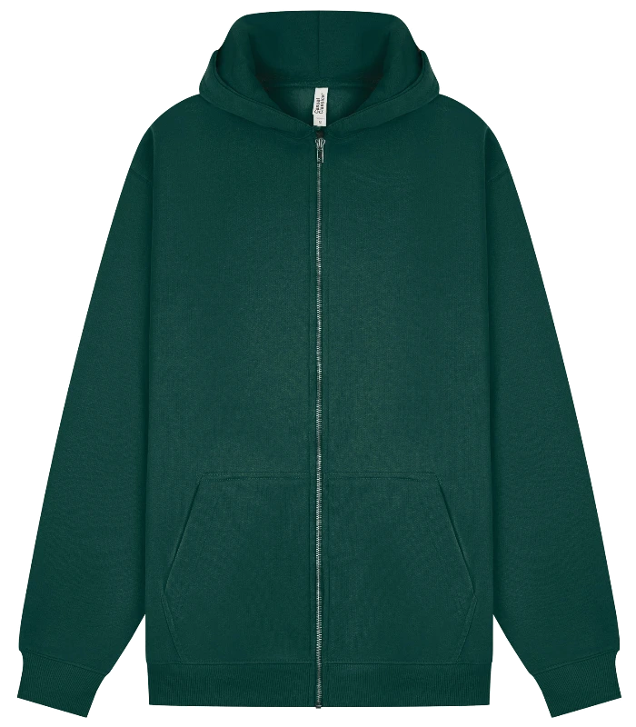 Casual Classics Casual Core Combed 280 Regular Zip Hood in Rainforest