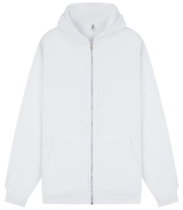 Casual Classics Casual Core Combed 280 Regular Zip Hood Tall in White