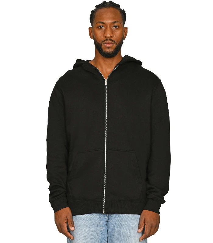 Casual Classics Casual Core Combed 280 Regular Zip Hood Tall in Ash Grey