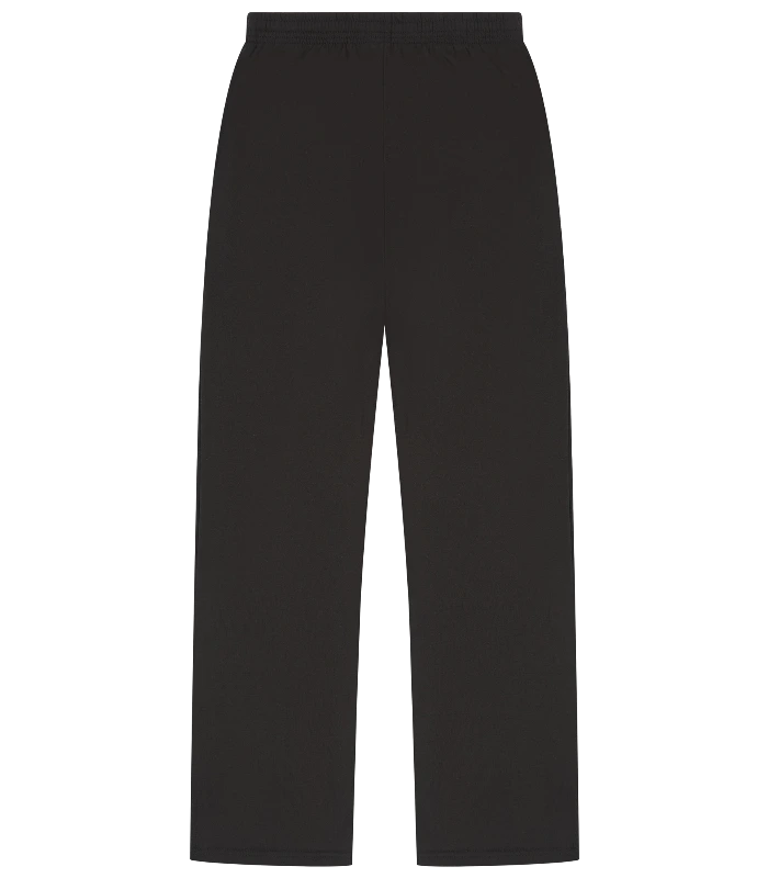 Casual Classics Casual Premium Combed 330 Regular Split Hem Jogpant in Black