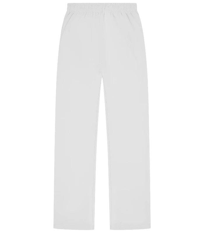 Casual Classics Casual Premium Combed 330 Regular Split Hem Jogpant in White