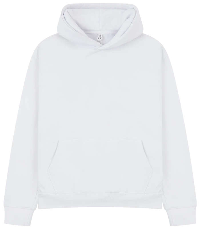 Casual Classics Casual Premium Combed 450 Boxy Oversize Hood in White