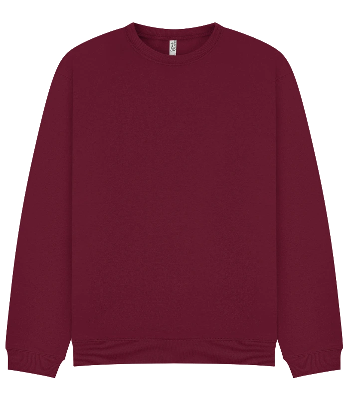 Casual Classics Casual Core Combed 280 Oversize Sweat in Burgundy