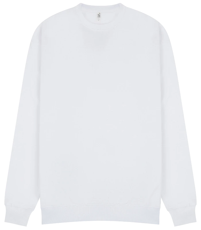 Casual Classics Casual Core Combed 280 Oversize Sweat Tall in White