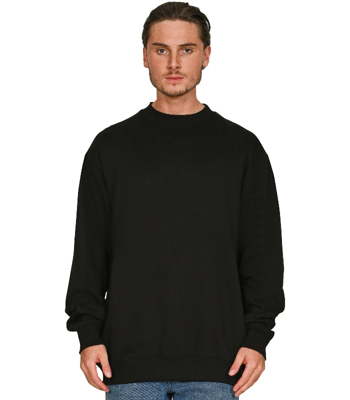 Casual Classics Casual Premium Combed 330 Oversize Extended Neck Sweat Tall in Lunar Grey
