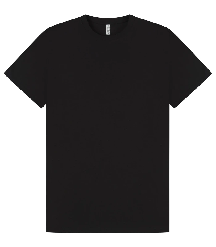 Casual Classics Casual Core Ringspun 150 Regular Tee in Black
