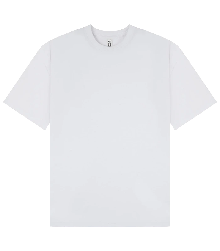 Casual Classics Casual Core Ringspun 150 Oversize Tee in White