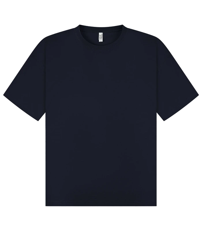 Casual Classics Casual Core Combed 180 Oversize Tee in Navy